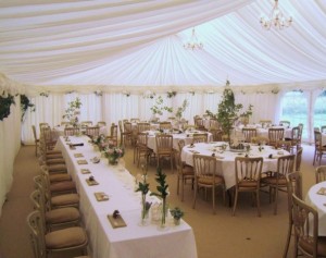 wedding party marquee prices